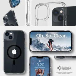 Etui Spigen iPhone 14 Plus Ultra Hybrid Mag Magsafe Black Czarny Case
