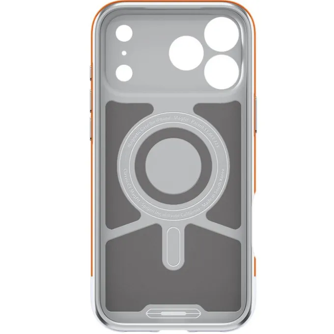 ETUI SPIGEN IPHONE 17 PRO CLASSIC C1 MAG MAGSAFE TANGERINE