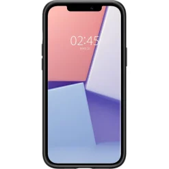 Etui SPIGEN iPhone 12 / 12 Pro Liquid Air Matte Black Czarne Case