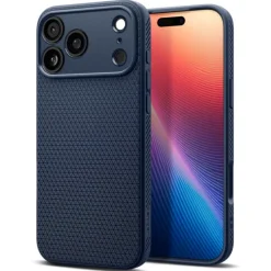 ETUI SPIGEN IPHONE 17 PRO LIQUID AIR NAVY BLUE