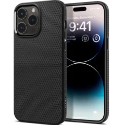 Etui SPIGEN iPhone 14 Pro Liquid Air Matte Black Case
