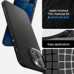 Etui SPIGEN iPhone 14 Pro Liquid Air Matte Black Case