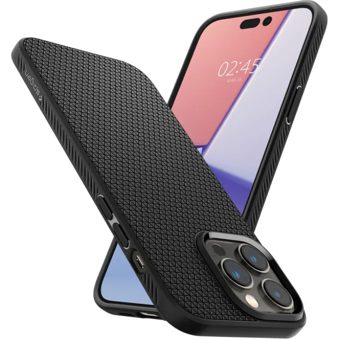 Etui SPIGEN iPhone 14 Pro Liquid Air Matte Black Case