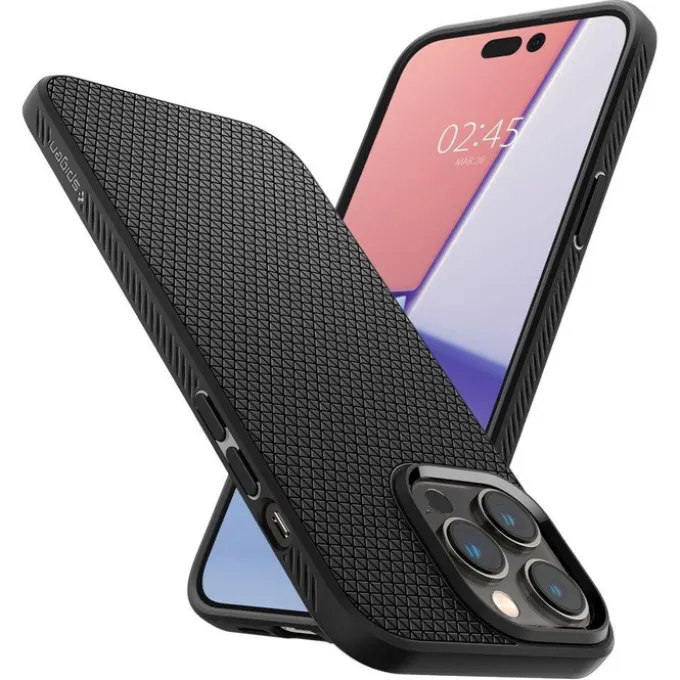 Etui SPIGEN iPhone 14 Pro Liquid Air Matte Black Case