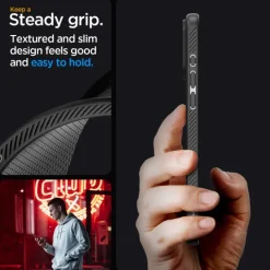 Etui SPIGEN iPhone 15 Pro Liquid Air Matte Black Case