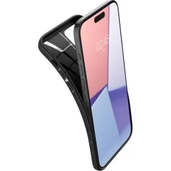 Etui SPIGEN iPhone 15 Pro Liquid Air Matte Black Case