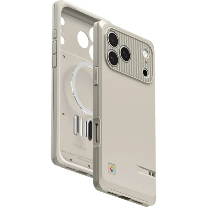 ETUI SPIGEN IPHONE 17 PRO MAX CLASSIC LS MAGSAFE STONE