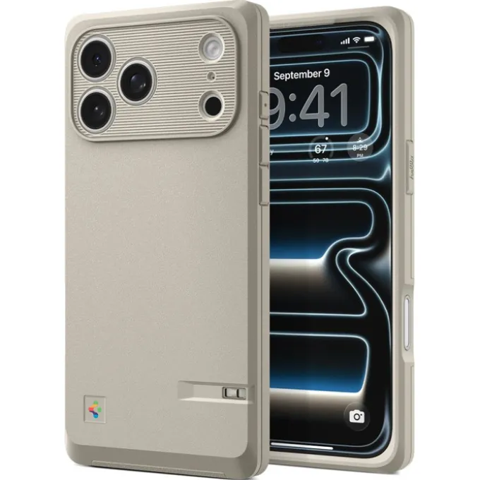 ETUI SPIGEN IPHONE 17 PRO MAX CLASSIC LS MAGSAFE STONE