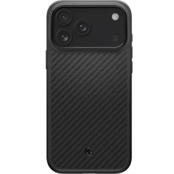 ETUI SPIGEN IPHONE 17 PRO MAX ENZO ARAMID ”T” MAG MAGSAFE CZARNE