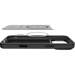ETUI SPIGEN IPHONE 17 PRO MAX ENZO ARAMID ”T” MAG MAGSAFE CZARNE