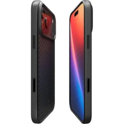 ETUI SPIGEN IPHONE 17 PRO MAX ENZO ARAMID ”T” MAG MAGSAFE CZARNE