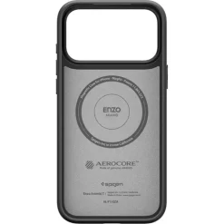 ETUI SPIGEN IPHONE 17 PRO MAX ENZO ARAMID ”T” MAG MAGSAFE CZARNE