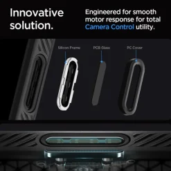 ETUI SPIGEN IPHONE 16 PRO MAX LIQUID AIR ”T” MAG MAGSAFE MATOWE CZARNE