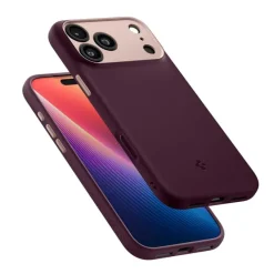 ETUI SPIGEN IPHONE 17 PRO MAX NANO POP MAG MAGSAFE BURGUNDY BEAN