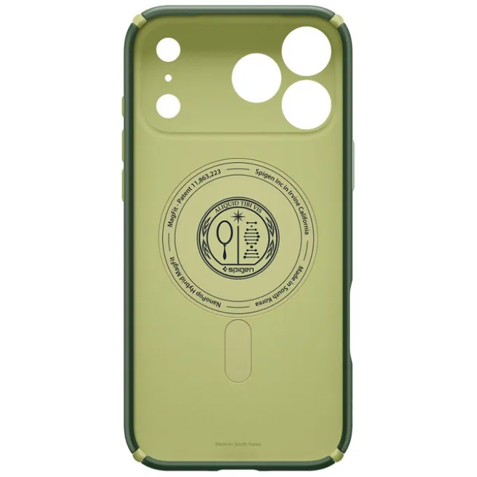 ETUI SPIGEN IPHONE 17 PRO MAX NANO POP HYBRID MAG MAGSAFE AVO GREEN