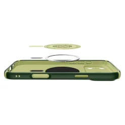 ETUI SPIGEN IPHONE 17 PRO MAX NANO POP HYBRID MAG MAGSAFE AVO GREEN