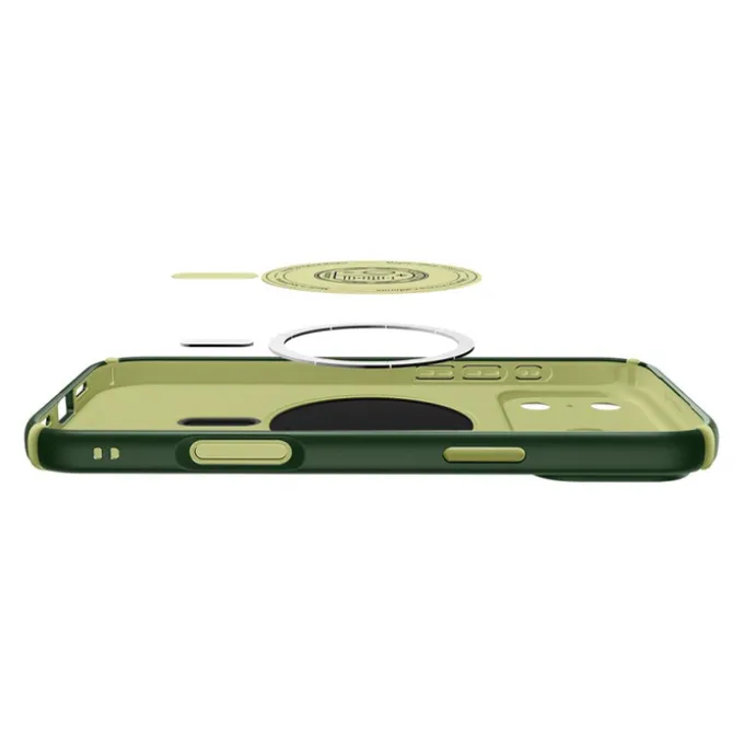 ETUI SPIGEN IPHONE 17 PRO MAX NANO POP HYBRID MAG MAGSAFE AVO GREEN