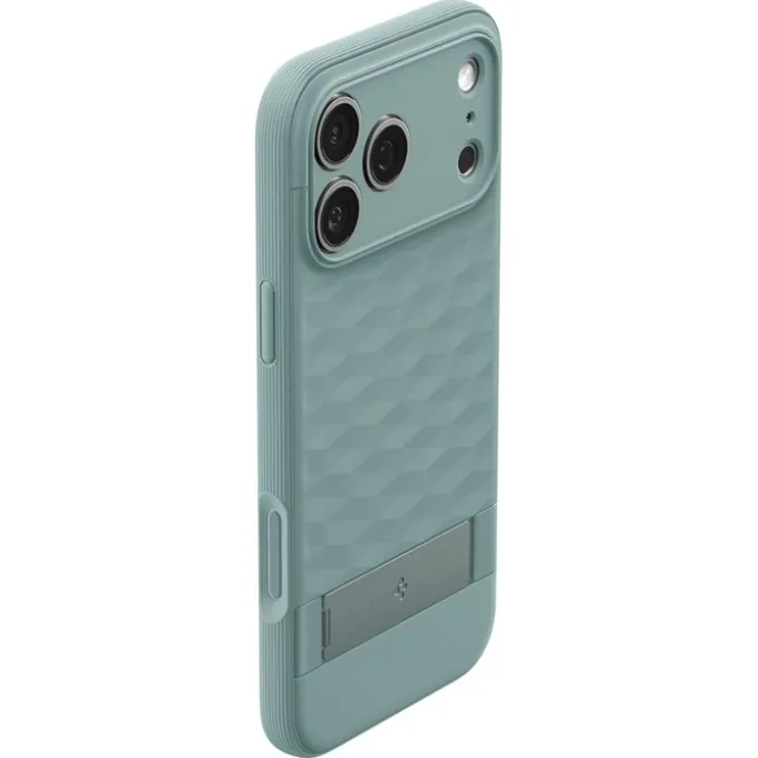 ETUI SPIGEN IPHONE 17 PRO MAX PARALLAX ”S” MAG MAGSAFE SAGE GREEN