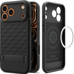 ETUI SPIGEN IPHONE 17 PRO MAX PARALLAX ”S” MAG MAGSAFE MATTE BLACK
