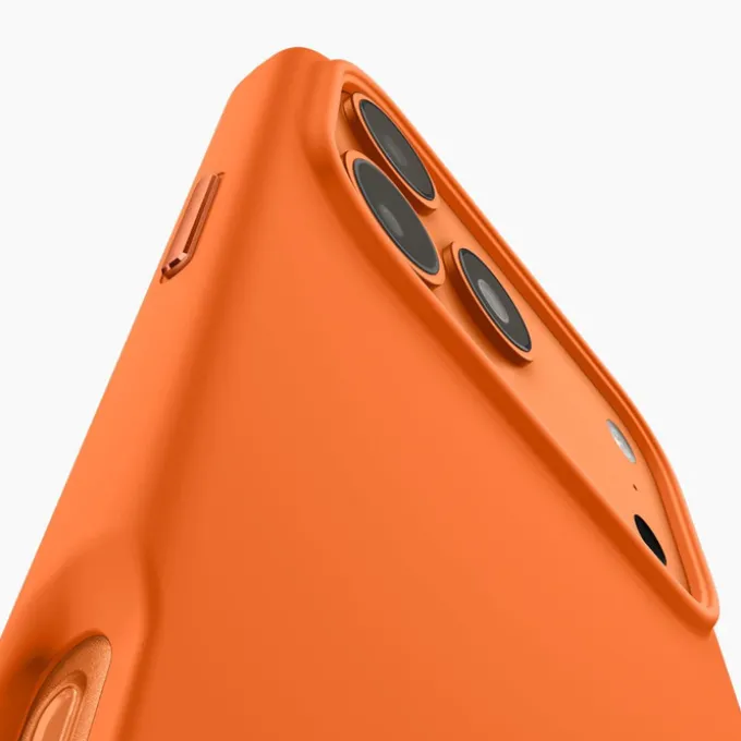ETUI SPIGEN IPHONE 17 PRO MAX SILICONE FIT MAG MAGSAFE COSMIC ORANGE