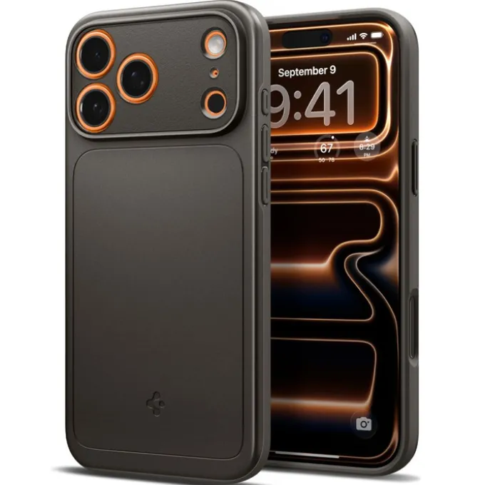 ETUI SPIGEN IPHONE 17 PRO MAX THIN FIT MAG MAGSAFE GUNMETAL