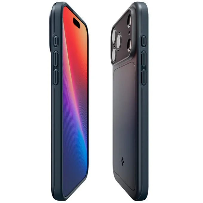 ETUI SPIGEN IPHONE 17 PRO MAX THIN FIT MAG MAGSAFE METAL SLATE