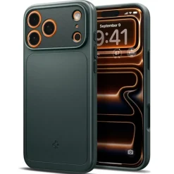 ETUI SPIGEN IPHONE 17 PRO MAX THIN FIT MAG MAGSAFE ABYSS GREEN