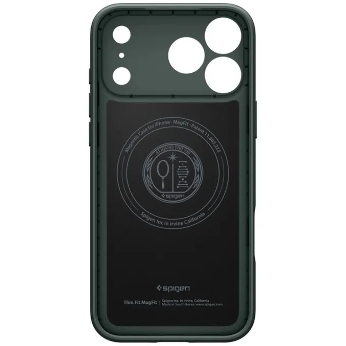ETUI SPIGEN IPHONE 17 PRO MAX THIN FIT MAG MAGSAFE ABYSS GREEN