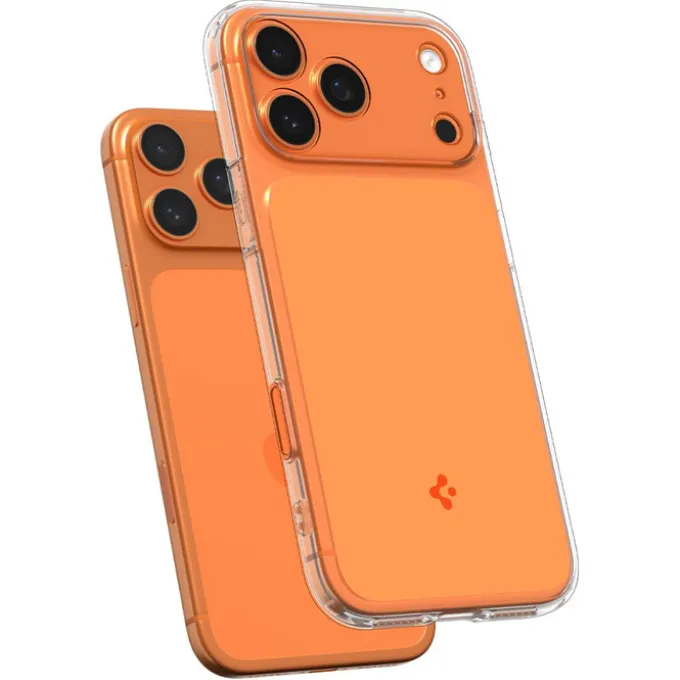 ETUI SPIGENIPHONE 17 PRO MAX ULTRA HYBRID ”T” MAG MAGSAFE GLOSSY ORANGE