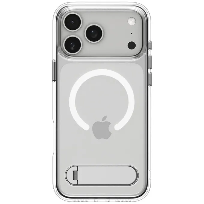 ETUI SPIGEN IPHONE 17 PRO MAX ULTRA HYBRID ”S” MAG MAGSAFE PRZEZROCZYSTE/BIAŁE
