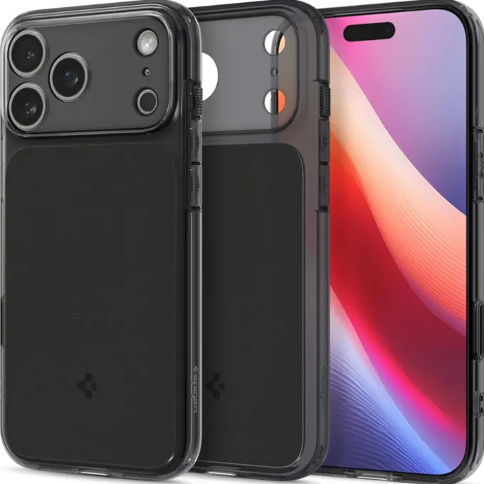 ETUI SPIGEN IPHONE 17 PRO MAX ULTRA HYBRID ”T” MAG MAGSAFE MATTE BLACK
