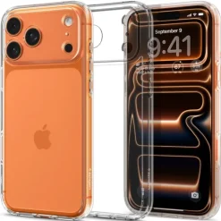 ETUI SPIGEN IPHONE 17 PRO MAX ULTRA HYBRID CRYSTAL CLEAR