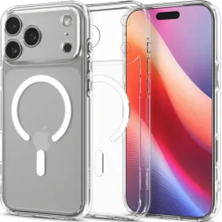 ETUI SPIGEN IPHONE 17 PRO MAX ULTRA HYBRID MAG MAGSAFE CLEAR/WHITE
