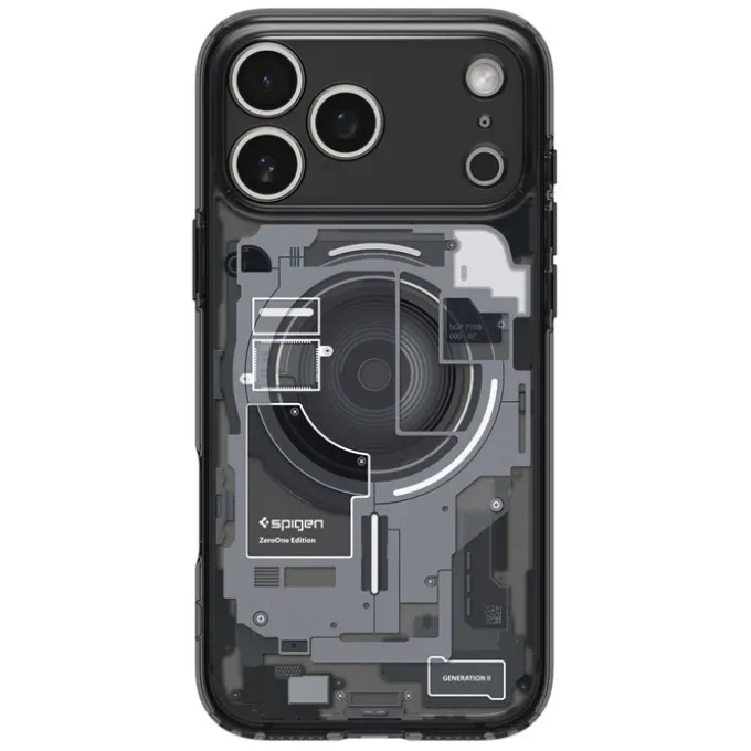 ETUI SPIGEN IPHONE 17 PRO MAX ULTRA HYBRID MAG MAGSAFE ZERO ONE BLACK