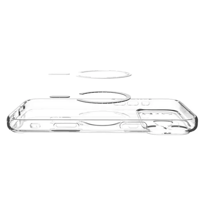 ETUI SPIGEN IPHONE 17 PRO MAX ULTRA HYBRID MAG MAGSAFE CLEAR/GOLD