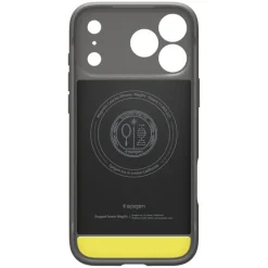 ETUI SPIGEN IPHONE 17 PRO RUGGED ARMOR MAG MAGSAFE GREY