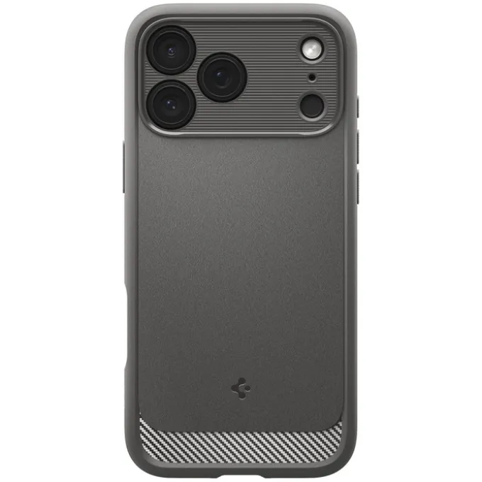 ETUI SPIGEN IPHONE 17 PRO RUGGED ARMOR MAG MAGSAFE GREY