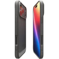 ETUI SPIGEN IPHONE 17 PRO RUGGED ARMOR MAG MAGSAFE GREY