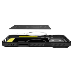 ETUI SPIGEN IPHONE 17 PRO RUGGED ARMOR MAG MAGSAFE MATTE BLACK