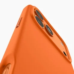 ETUI SPIGEN IPHONE 17 PRO SILICONE FIT MAG MAGSAFE COSMIC ORANGE