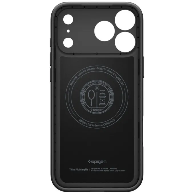 ETUI SPIGEN IPHONE 17 PRO THIN FIT MAG MAGSAFE CZARNE