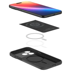 ETUI SPIGEN IPHONE 17 PRO THIN FIT MAG MAGSAFE CZARNE