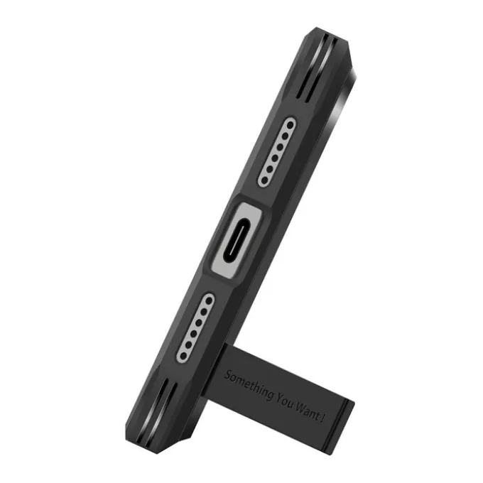 ETUI SPIGEN IPHONE 17 PRO TOUGH ARMOR ”T” MAG MAGSAFE CZARNE