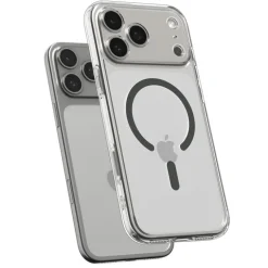 ETUI SPIGEN IPHONE 17 PRO ULTRA HYBRID MAG MAGSAFE CLEAR/GRAPHITE