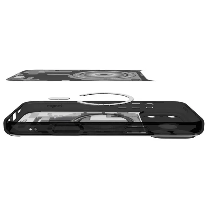 ETUI SPIGEN IPHONE 17 PRO ULTRA HYBRID MAG MAGSAFE ZERO ONE BLACK