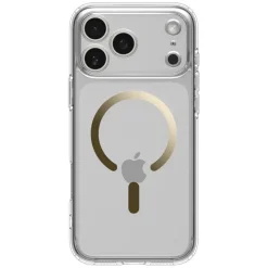 ETUI SPIGEN IPHONE 17 PRO ULTRA HYBRID MAG MAGSAFE CLEAR/GOLD