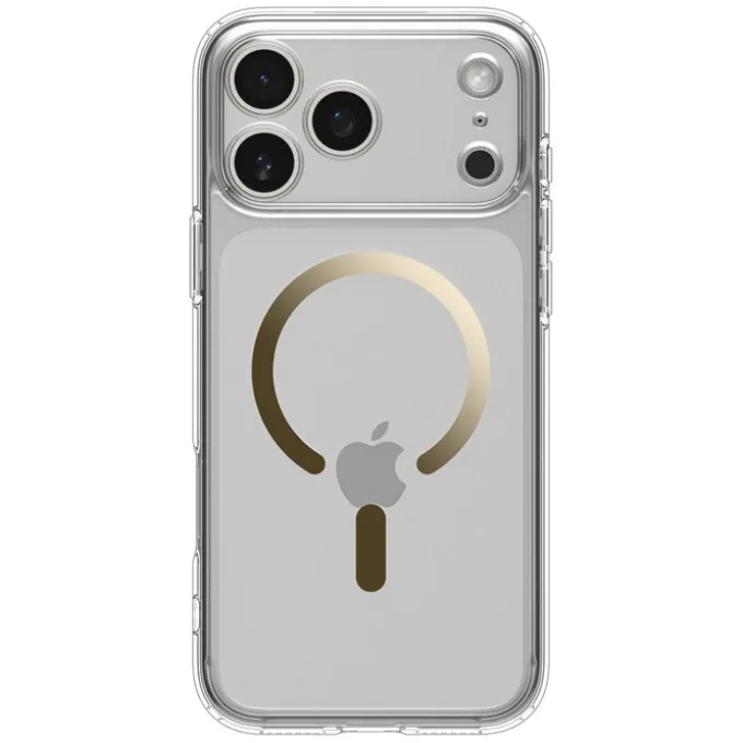 ETUI SPIGEN IPHONE 17 PRO ULTRA HYBRID MAG MAGSAFE CLEAR/GOLD