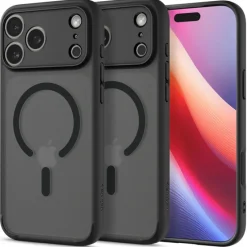 ETUI SPIGEN IPHONE 17 PRO ULTRA HYBRID MAG MAGSAFE FROST BLACK