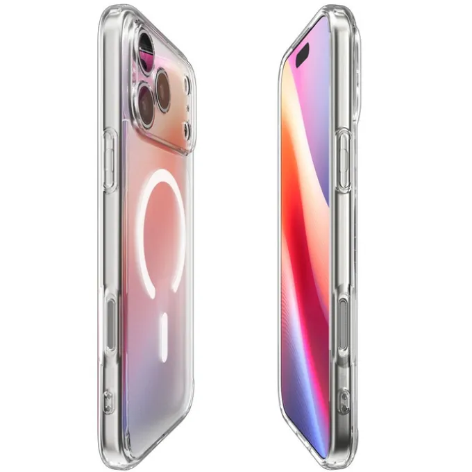 ETUI SPIGEN IPHONE 17 PRO ULTRA HYBRID MAG MAGSAFE FROST WHITE