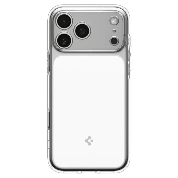 ETUI SPIGEN IPHONE 17 PRO ULTRA HYBRID ”T” MAG MAGSAFE CLEAR/WHITE